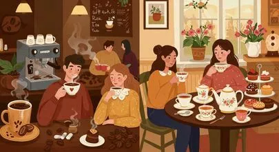 たかなしや「コーヒー派VS紅茶派！」-2