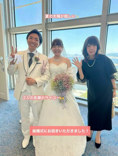 ONE THEORY(ワン セオリー)「天空から天使の羽が舞い降りる🪽 卒業生の結婚式に参列」-2