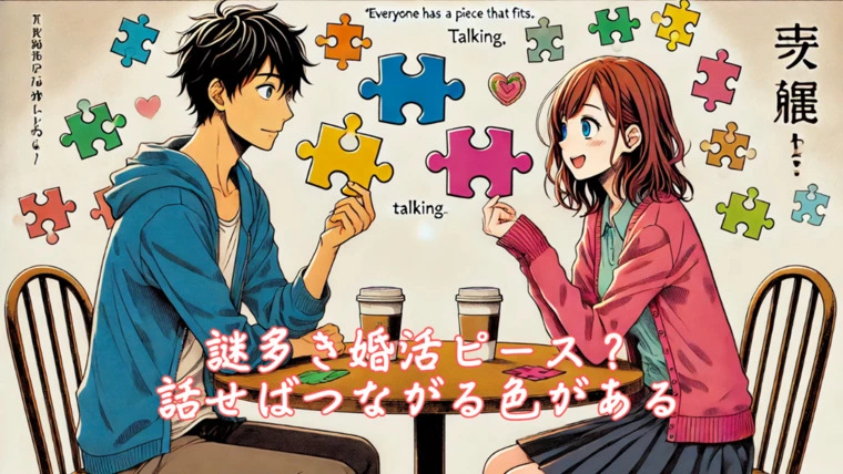 謎多き婚活ピース？話せばつながる色がある