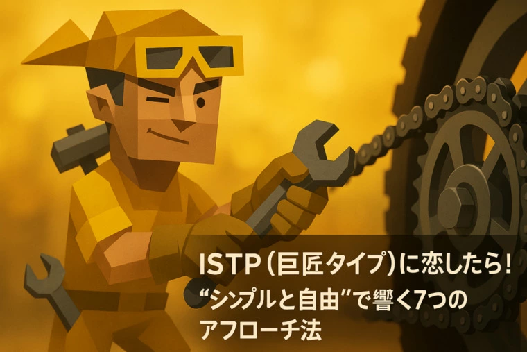 ISTP（巨匠タイプ）に恋したら！アプローチ方法