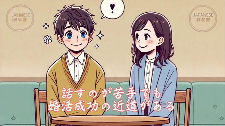 話すのが苦手でも婚活成功の近道がある