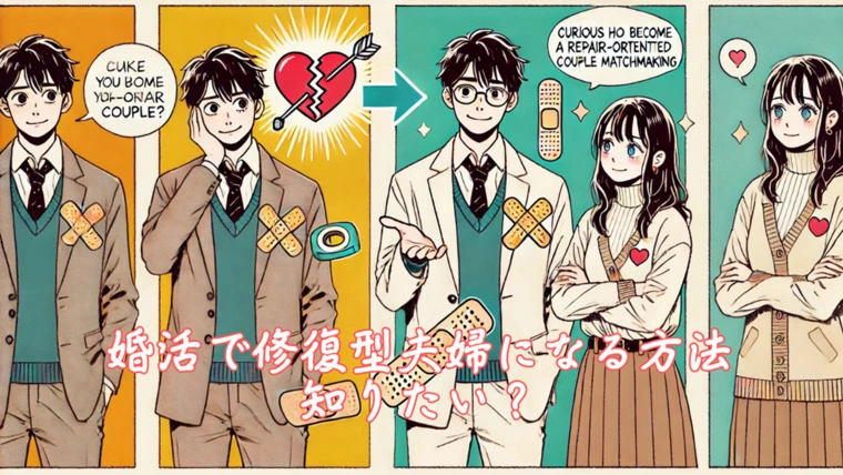 婚活で修復型夫婦になる方法、知りたい？