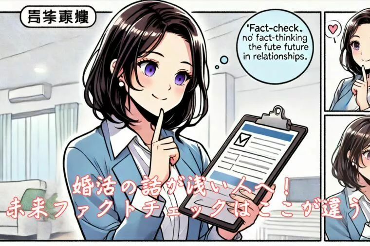 婚活の話が浅い人へ！未来ファクトチェックはここが違う
