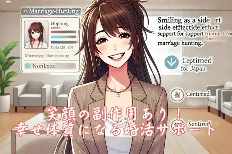 笑顔の副作用あり！幸せ体質になる婚活サポート