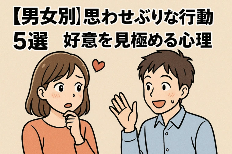 【男女別】思わせぶりな行動5選｜好意を見極める恋愛心理