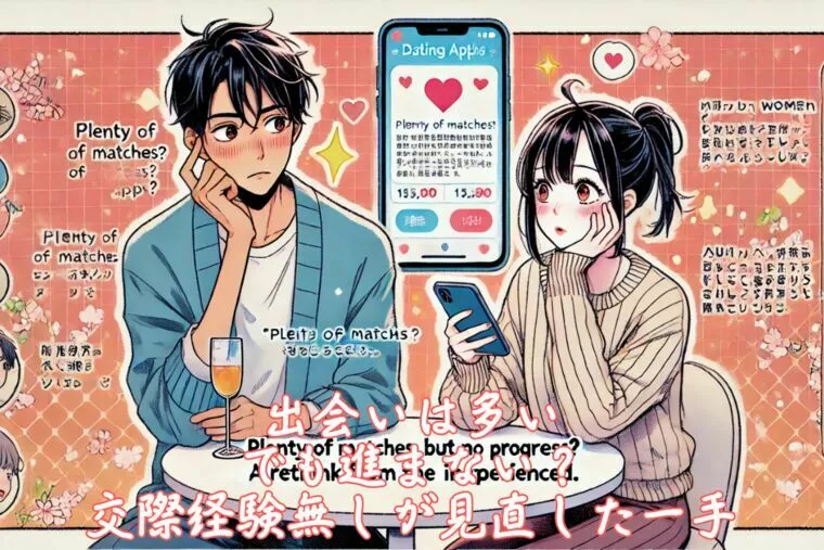 出会いは多い。でも進まない？交際経験無しが見直した一手