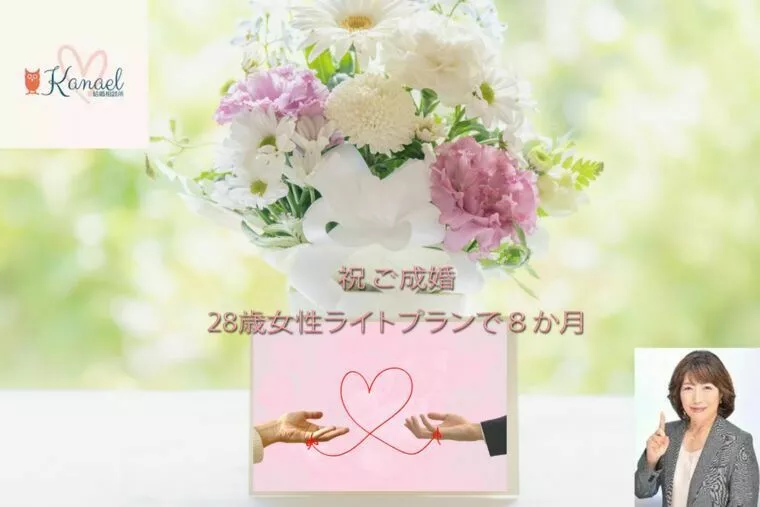 【祝♡ご成婚】28歳女性8ヶ月間活動しご成婚