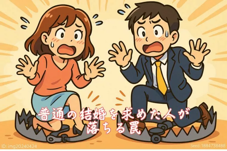 普通の結婚を求めた人が落ちる罠