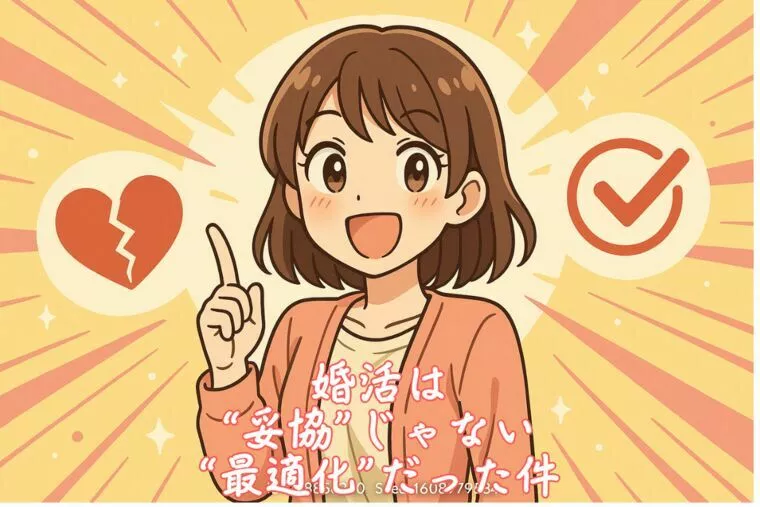 婚活は“妥協”じゃない、“最適化”だった件