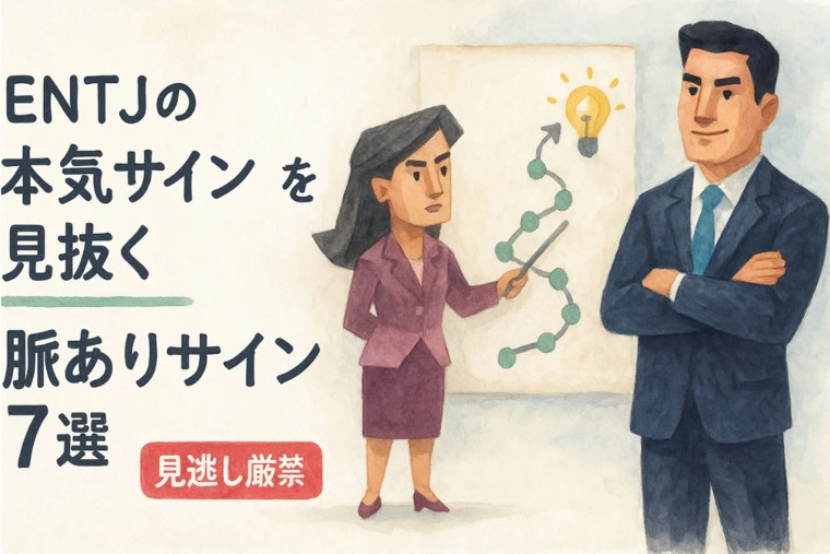 【もう悩まない】ENTJ（指揮官）の脈ありサイン7選！