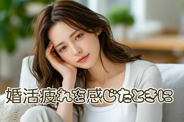 婚活疲れを感じたときに...