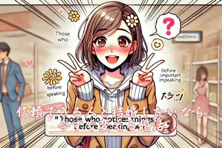 信頼できる人と結婚したいなら今すぐ変える婚活
