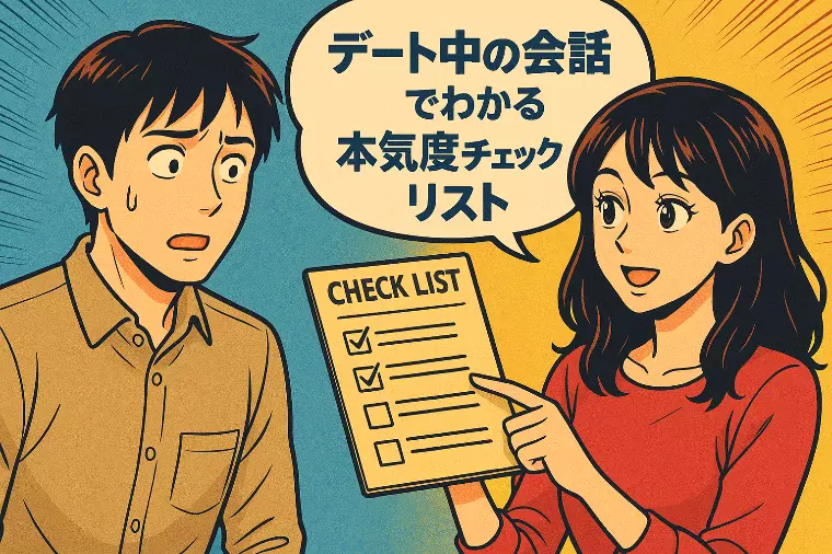 【男女 別】 デート中の会話でわかる本気度チェックリスト