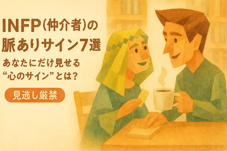 【もう悩まない】INFP（仲介者）の脈ありサイン7選！