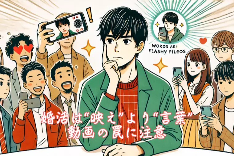 婚活は“映え”より“言葉”、動画の罠に注意