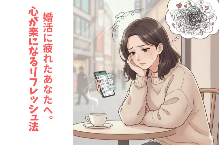 婚活に疲れたあなたへ。心が楽になる4つのリフレッシュ法