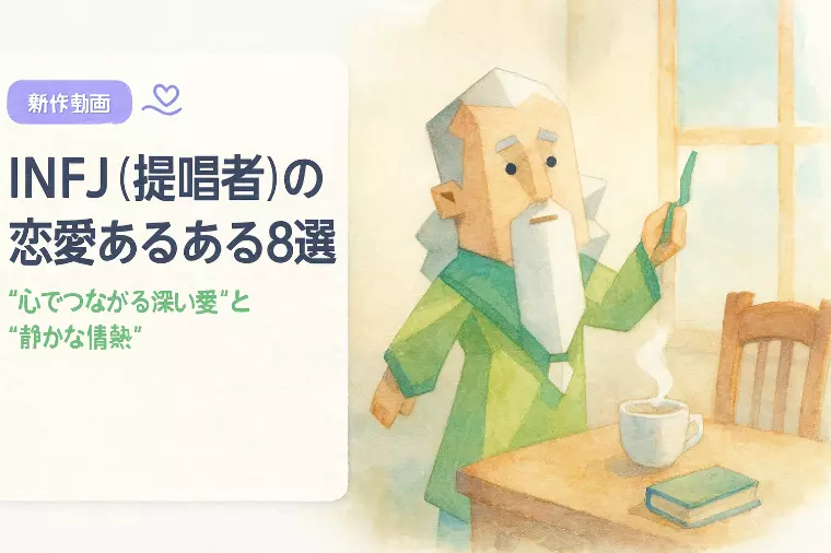 【動画あり】INFJ（提唱者）の恋愛あるある8選！