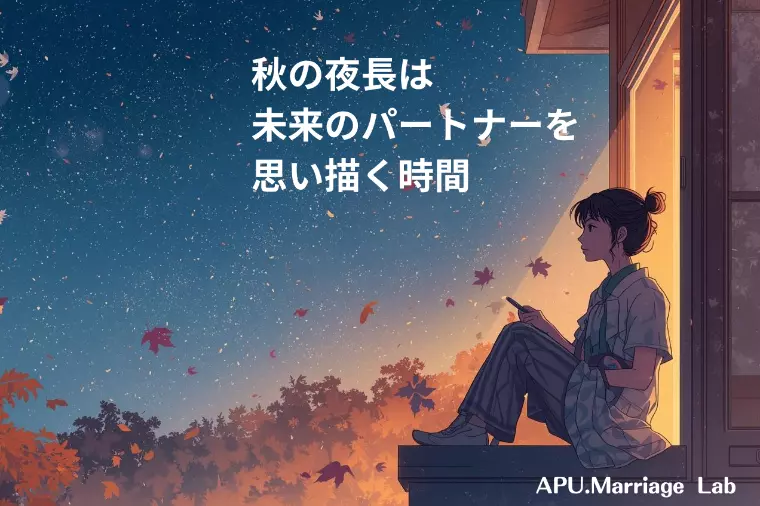 秋の夜長は未来のパートナーを思い描く時間