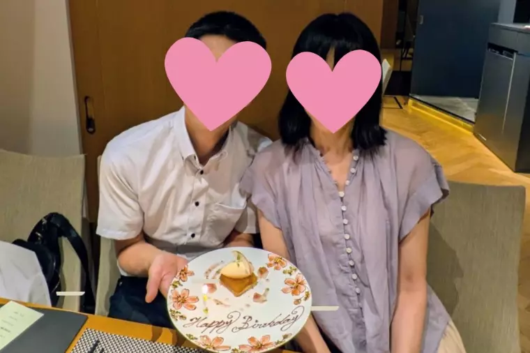一足早いバースデー祝い