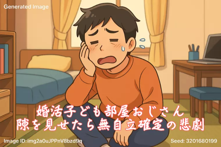 婚活子ども部屋おじさん隙を見せたら無自立確定の悲劇