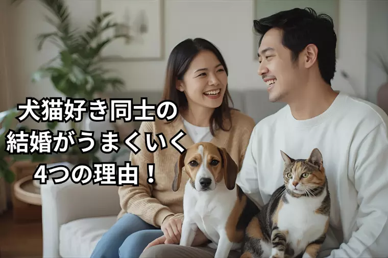 犬猫好き同士の結婚が続く理由4つ