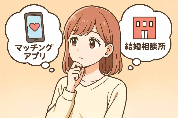 【徹底比較】結婚相談所とアプリ、どっちが自分に合ってる？