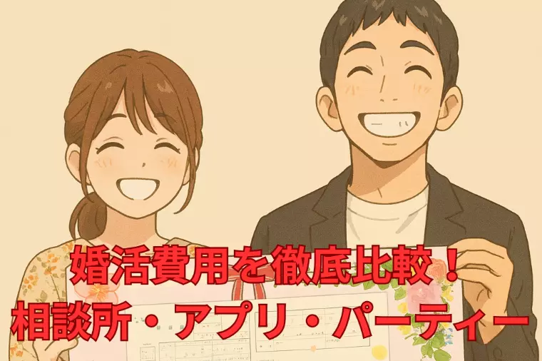 婚活費用を徹底比較！相談所・アプリ・パーティー