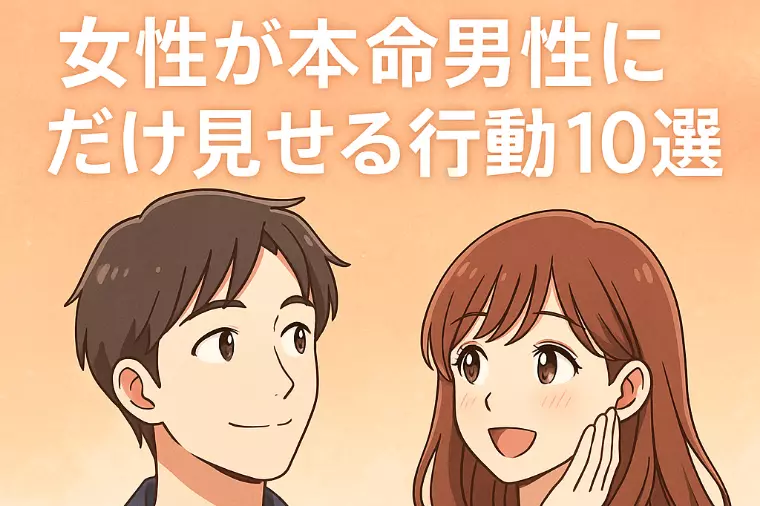 女性が本命男性にだけ見せる行動10選【脈ありサイン】