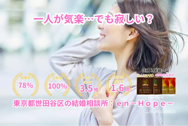 ｅｎ－Ｂｌｏｇ－#399　 一人が気楽…でも寂しい？