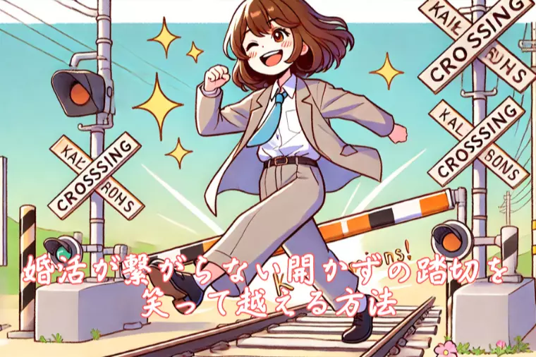 婚活が繋がらない開かずの踏切を笑って越える方法