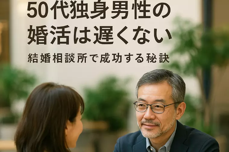 50代独身男性の婚活は遅くない　結婚相談所で成功する秘訣