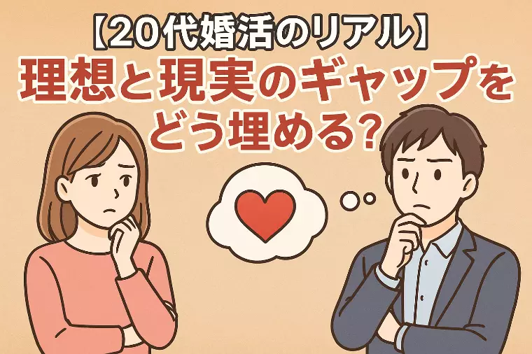 【20代婚活のリアル】理想と現実のギャップをどう埋める？