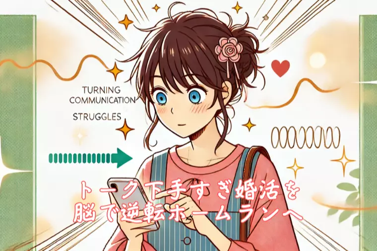 トーク下手すぎ婚活を脳で逆転ホームランへ