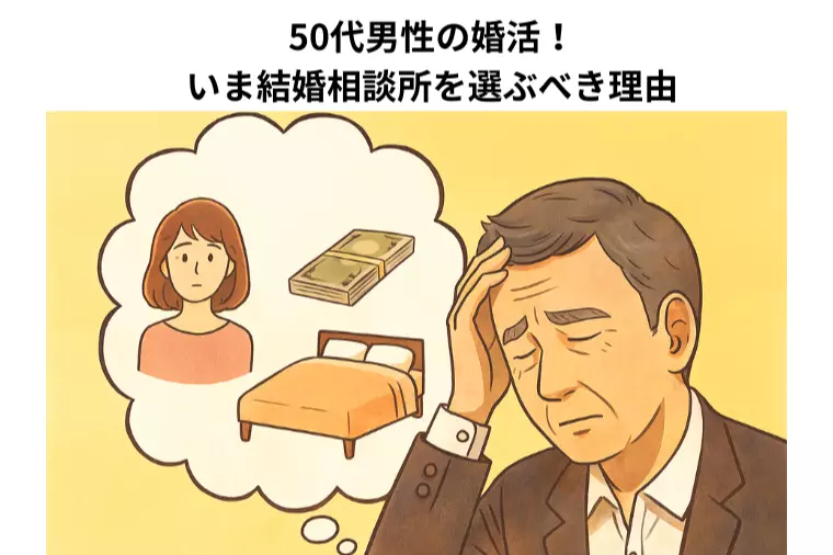 50代男性の婚活は「理想」より「現実」