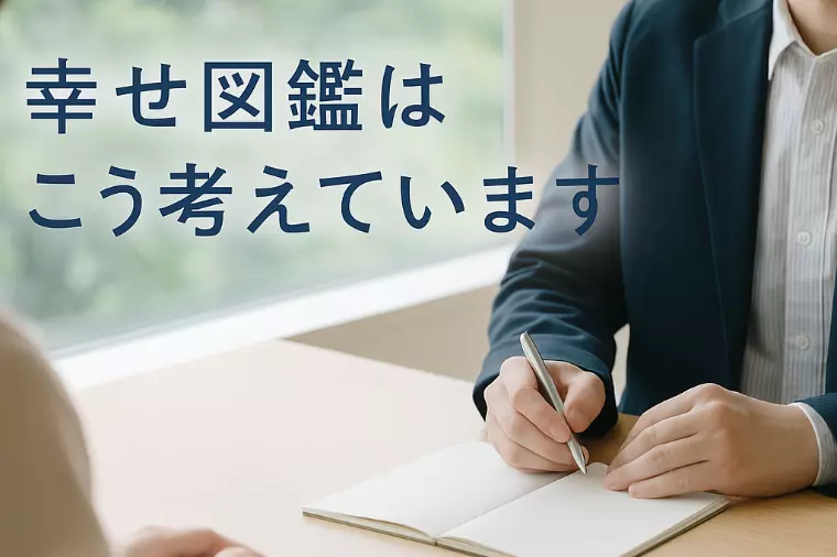 幸せ図鑑はこう考えています