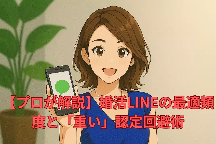 【プロが解説】婚活LINEの最適頻度と「重い」認定回避術