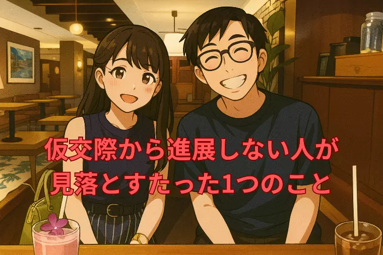 仮交際から進展しない人が見落とすたった1つのこと