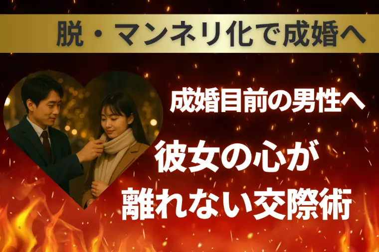 成婚目前の男性へ｜彼女の心が離れない交際術