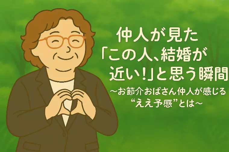 【「この人、結婚が近い！」と仲人が思う瞬間】