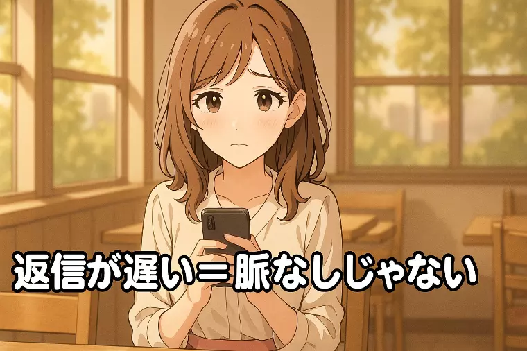 LINEの返信が遅い＝脈なし？本当に見るべきポイントとは