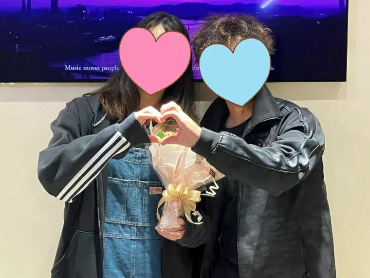 幸せいっぱいのお2人💓