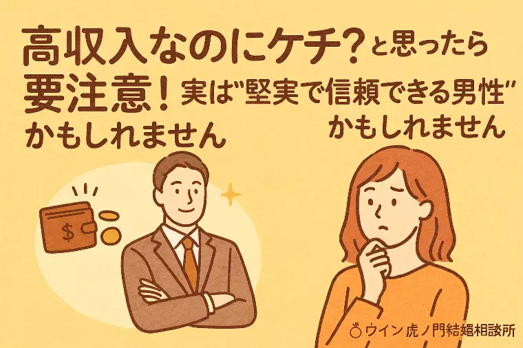 「高収入なのにケチ？」と思ったら要注意！実は“堅実で信頼