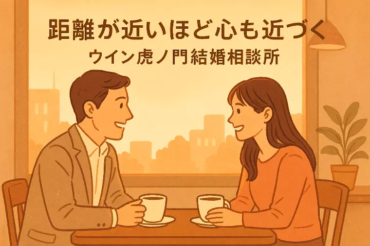 「距離が近いほど“心の距離”も近づくお見合いはタイミング