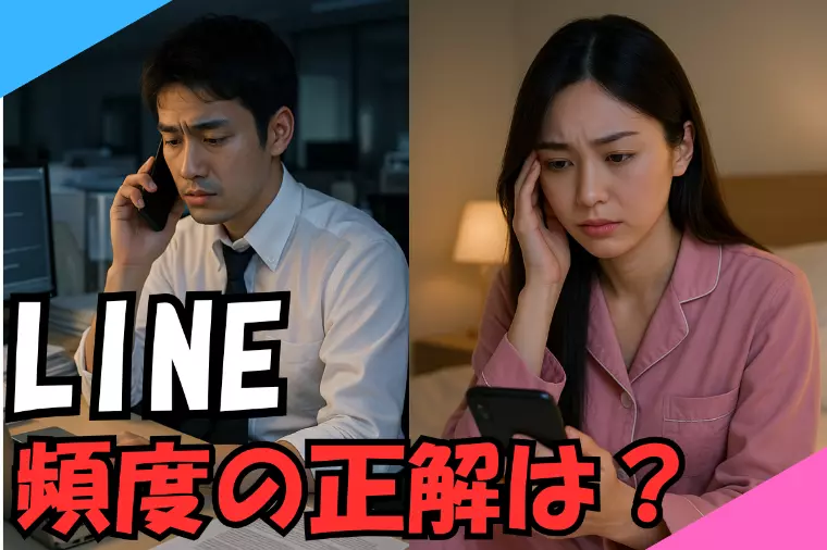 恋人とのLINE頻度、正解は？