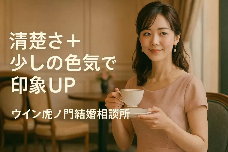 「男性の心を動かすのは“清楚さ＋少しの色気”！
