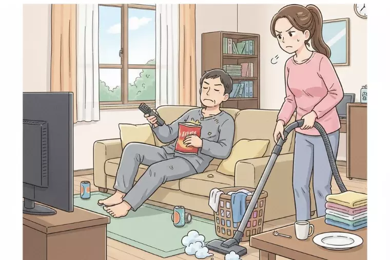 それは家事をやっているとは言わない！
