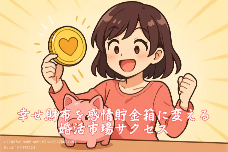 幸せ財布を感情貯金箱に変える婚活市場サクセス
