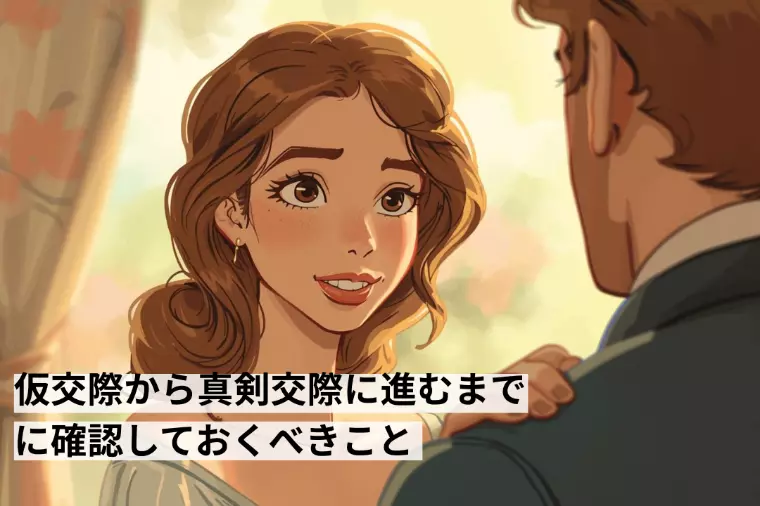 仮交際から真剣交際に進むまでに確認しておくべきこと