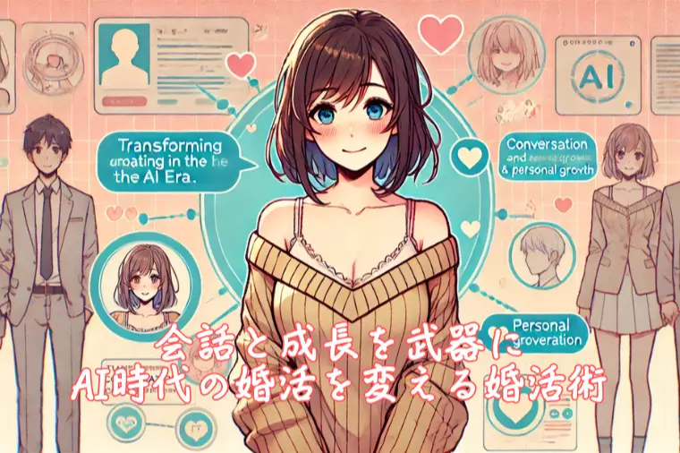 会話と成長を武器にAI時代の婚活を変える婚活術
