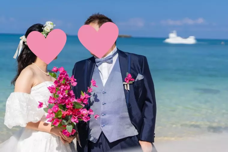 ウェディングフォト報告をいただきました